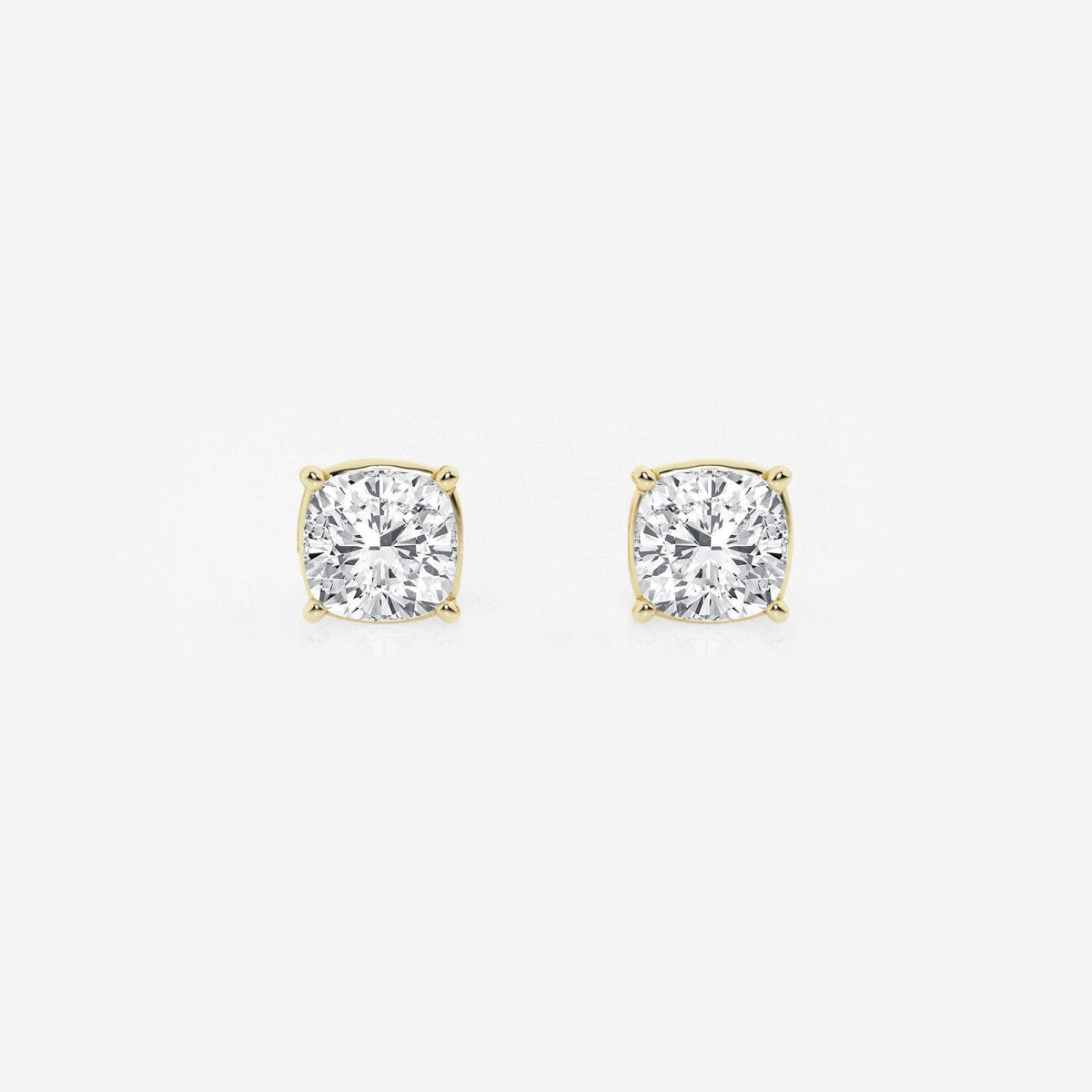 Hazel - Graceful Solitaire Setting Earrings