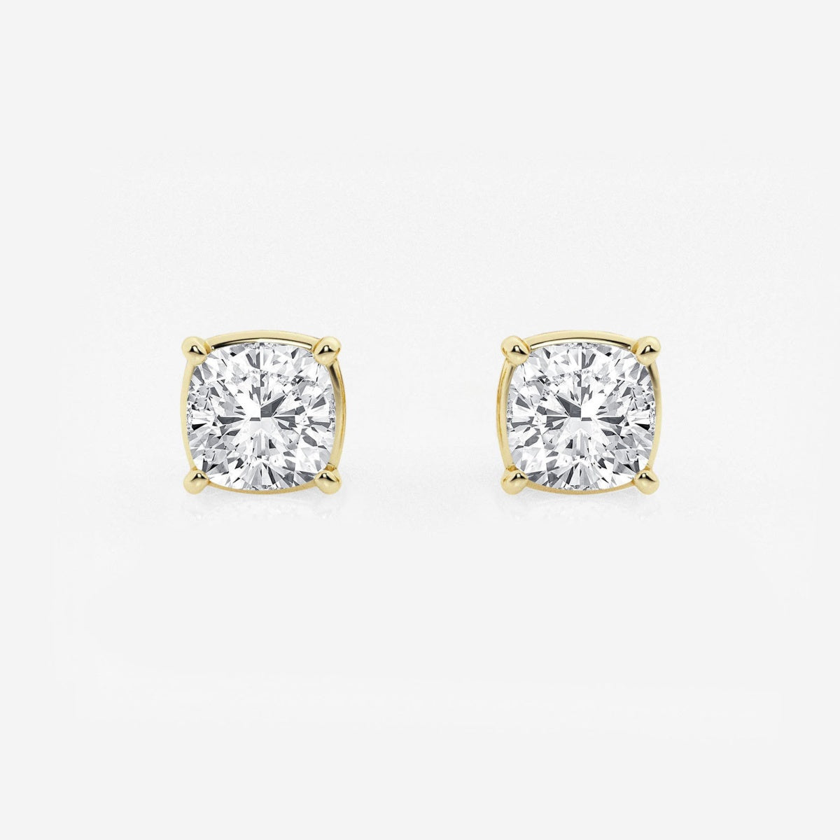 Hazel - Graceful Solitaire Setting Earrings