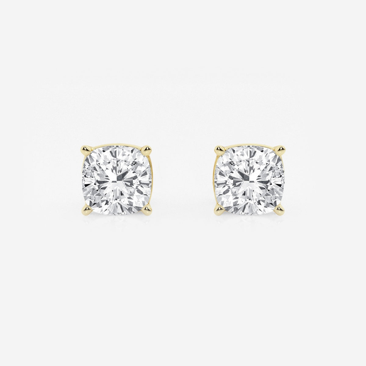 Hazel - Graceful Solitaire Setting Earrings