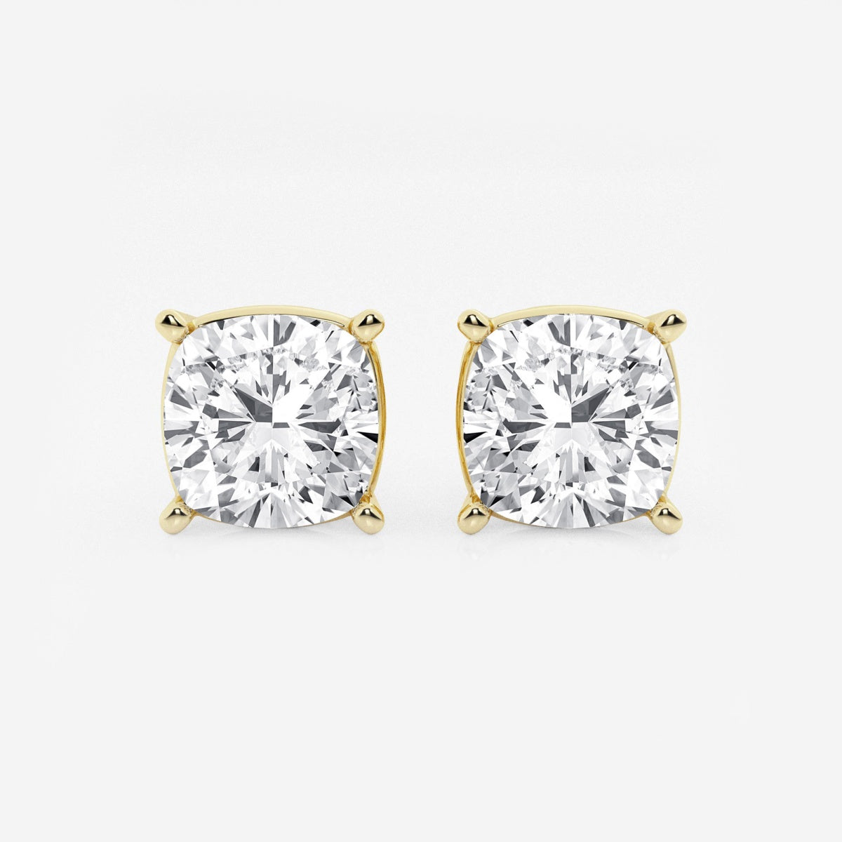 Hazel - Graceful Solitaire Setting Earrings