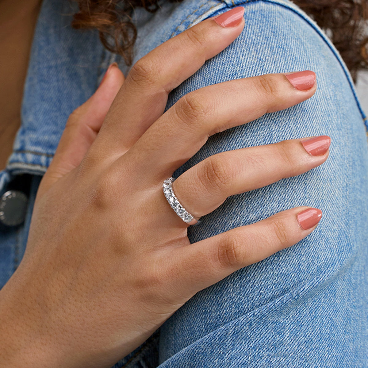 Karen - Seven Stone Elegance Wedding Ring
