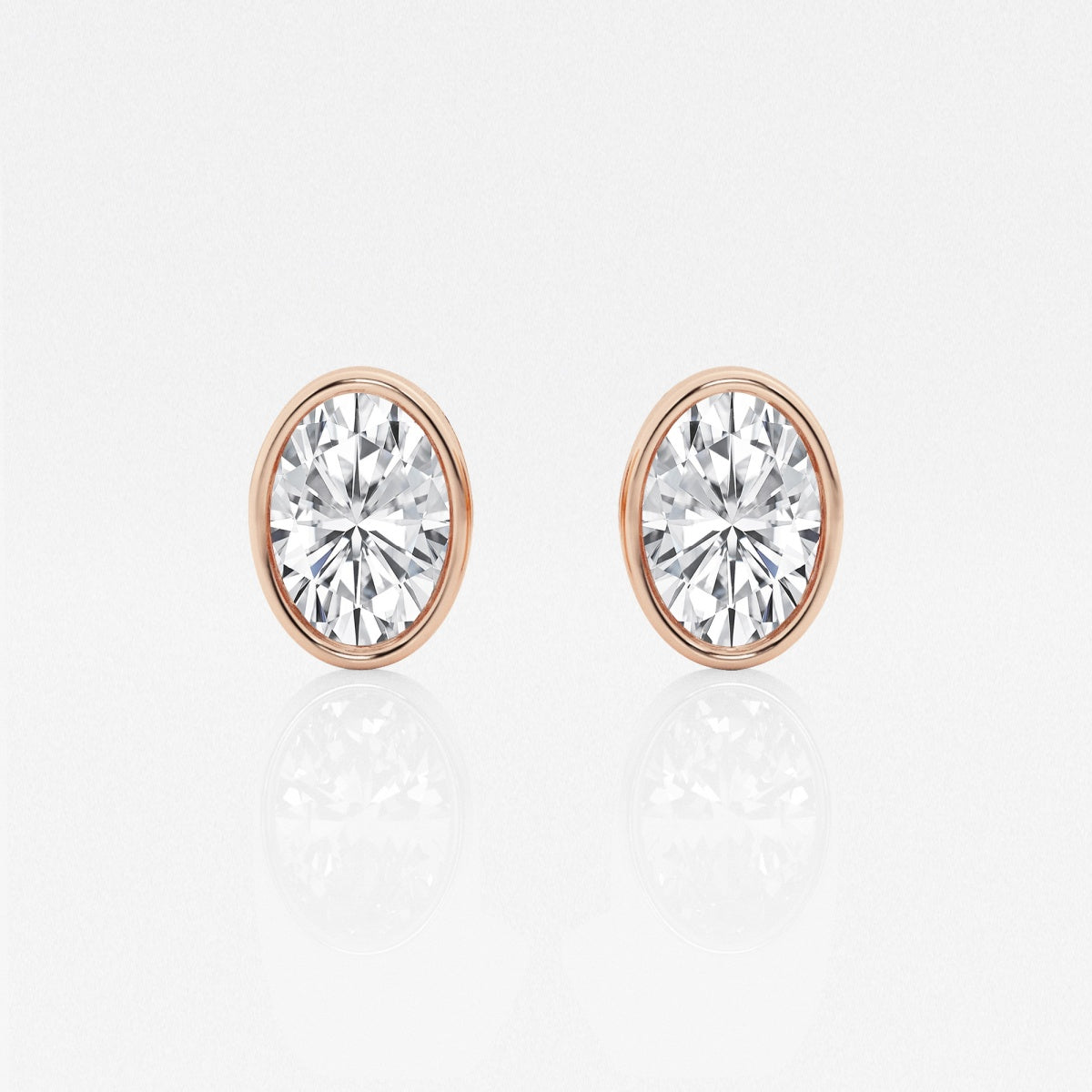 Isabella - Modern Bezel Setting Earrings