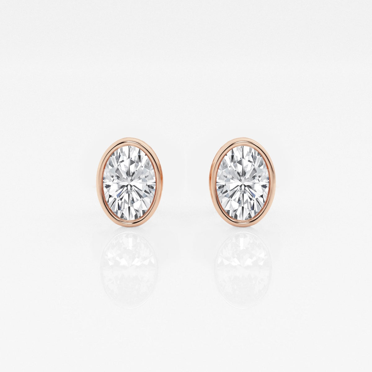 Isabella - Modern Bezel Setting Earrings