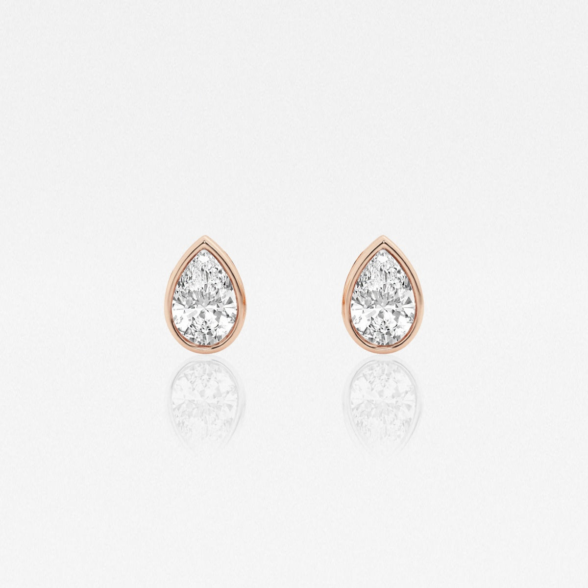 Isabella - Modern Bezel Setting Earrings