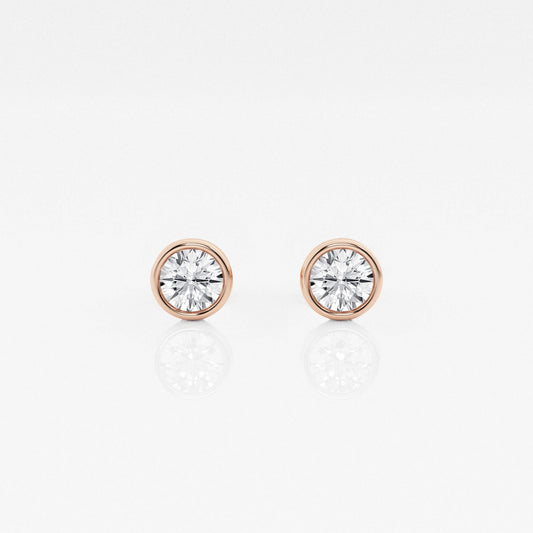 Isabella - Modern Bezel Setting Earrings