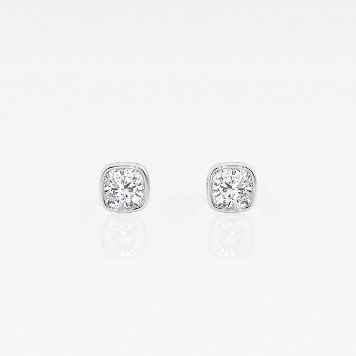 Isabella - Modern Bezel Setting Earrings