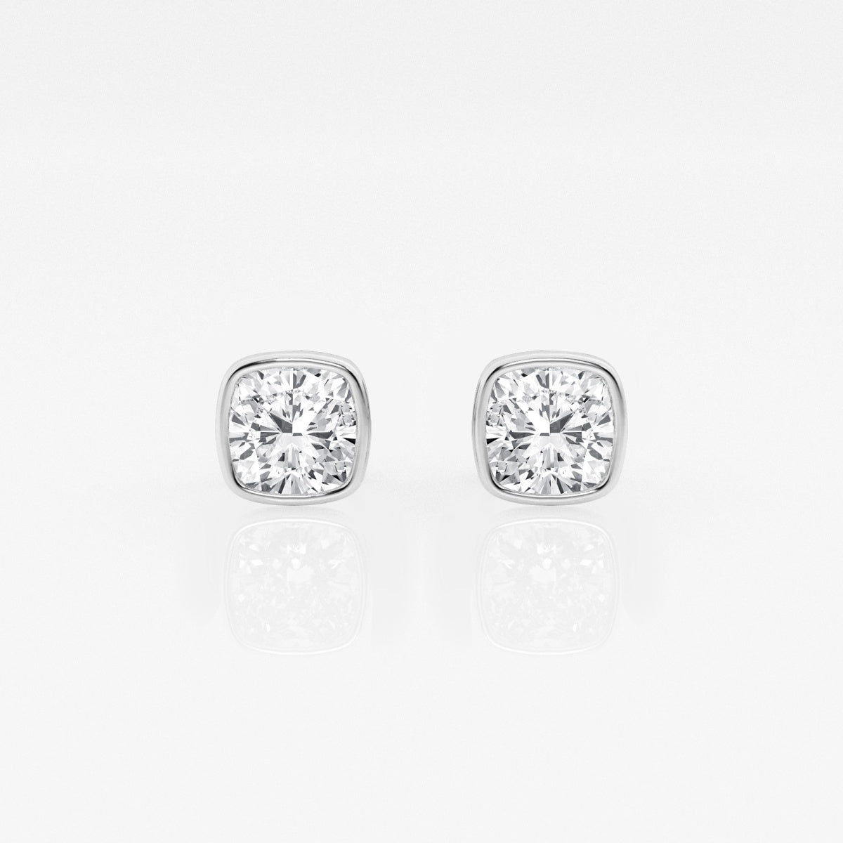 Isabella - Modern Bezel Setting Earrings