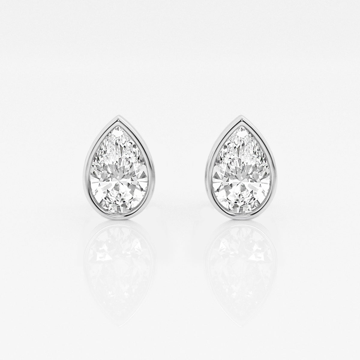 Isabella - Modern Bezel Setting Earrings