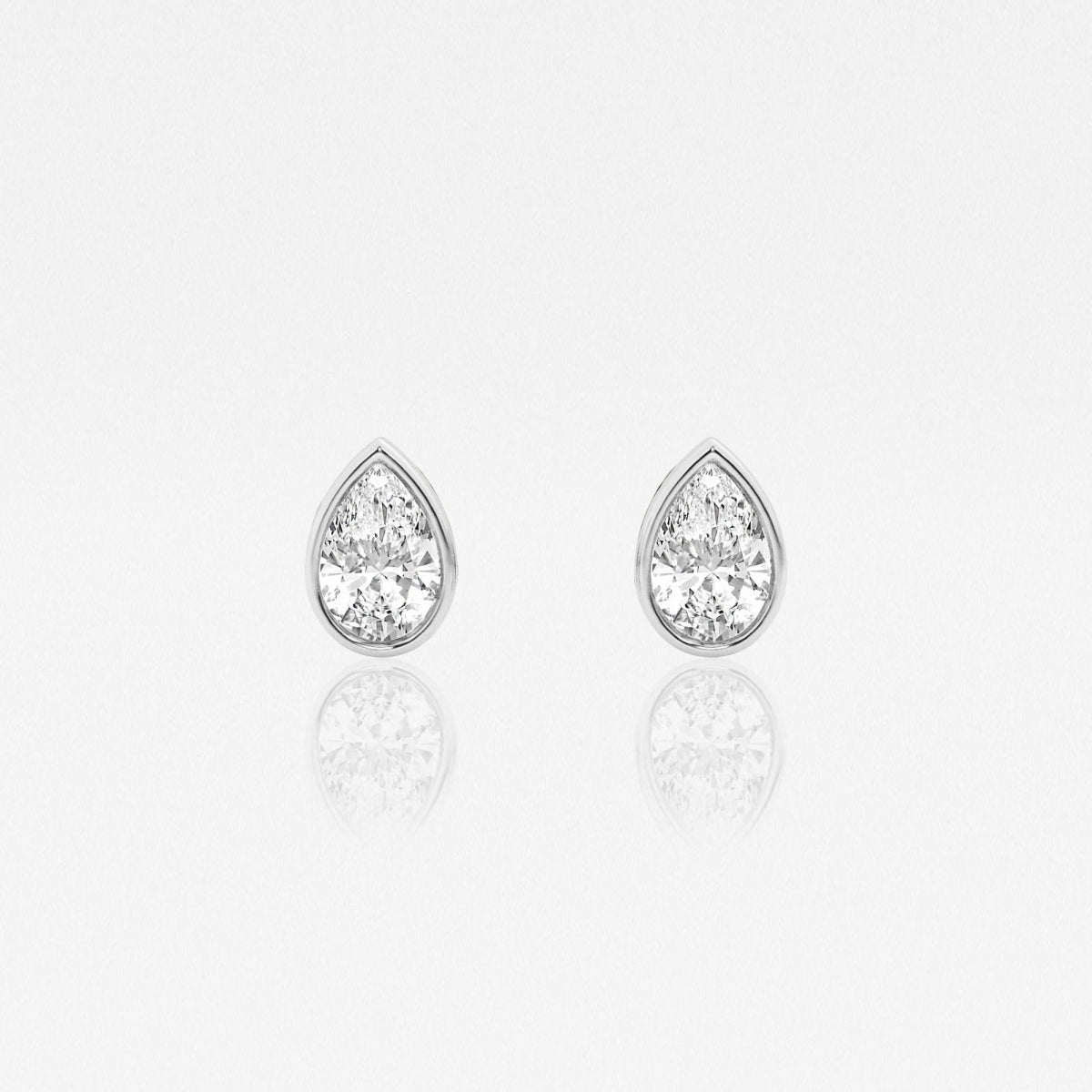 Isabella - Modern Bezel Setting Earrings