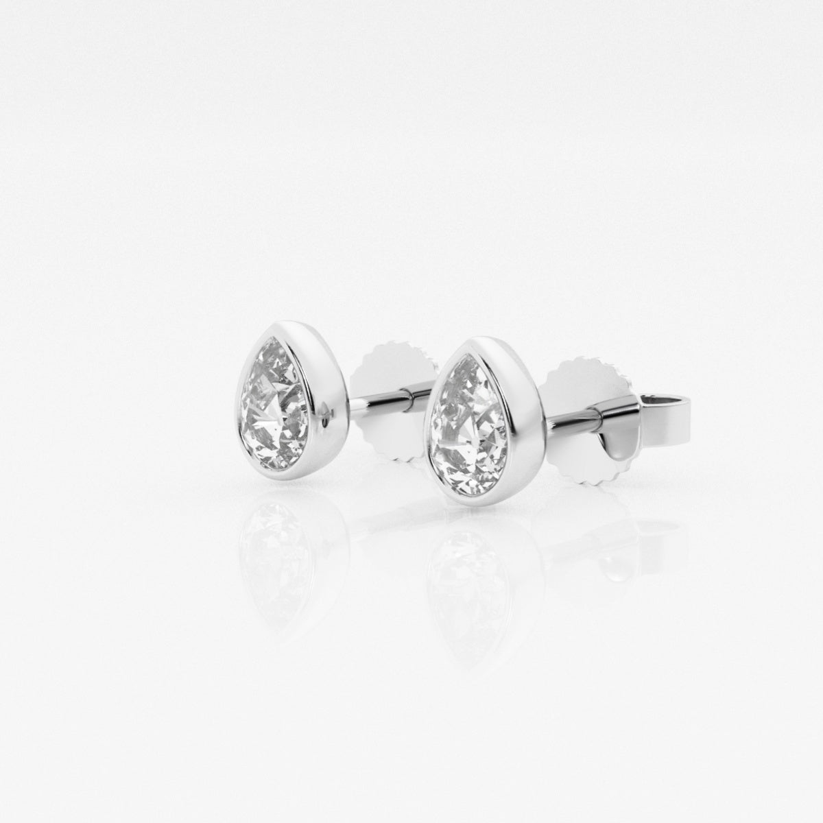 Isabella - Modern Bezel Setting Earrings