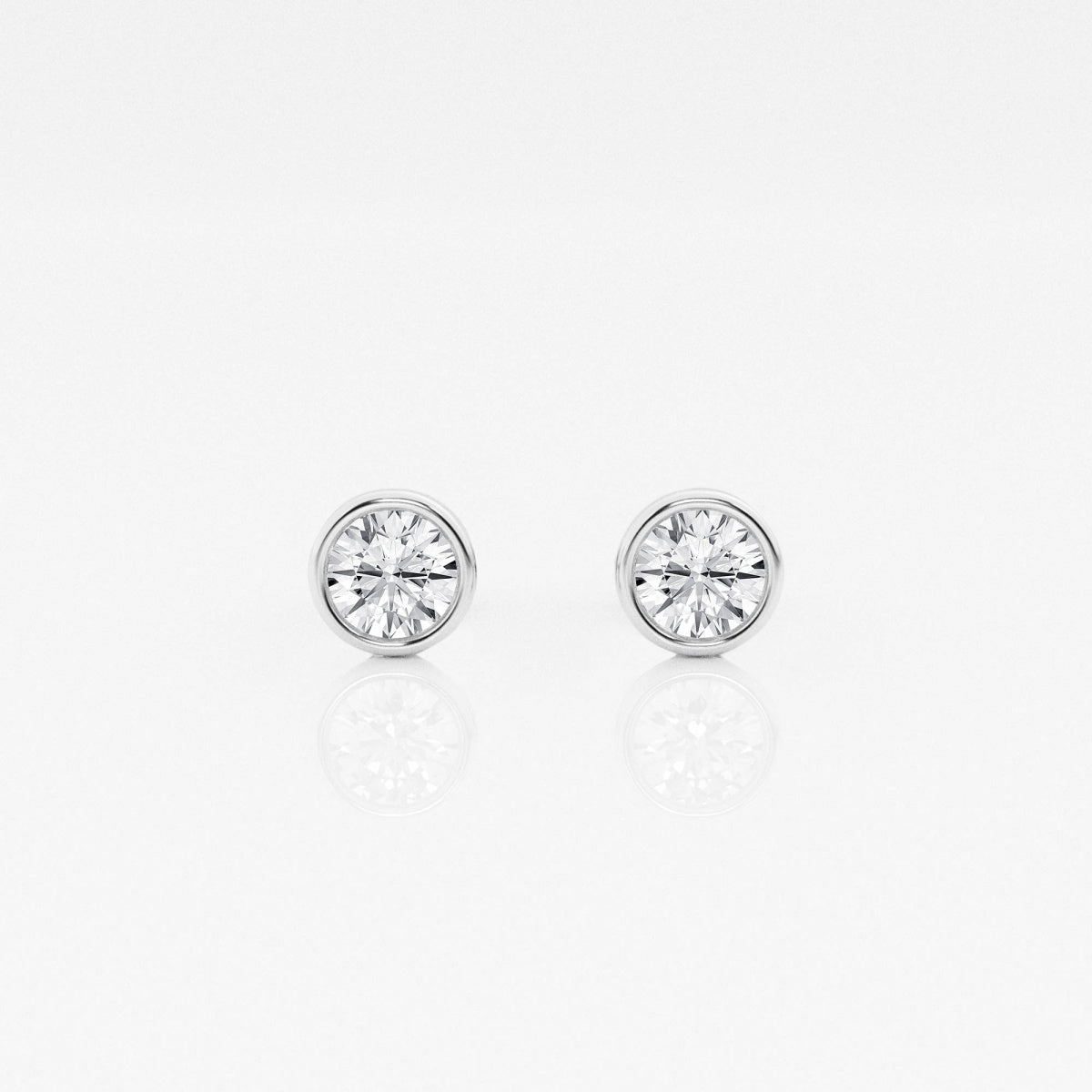 Isabella - Modern Bezel Setting Earrings