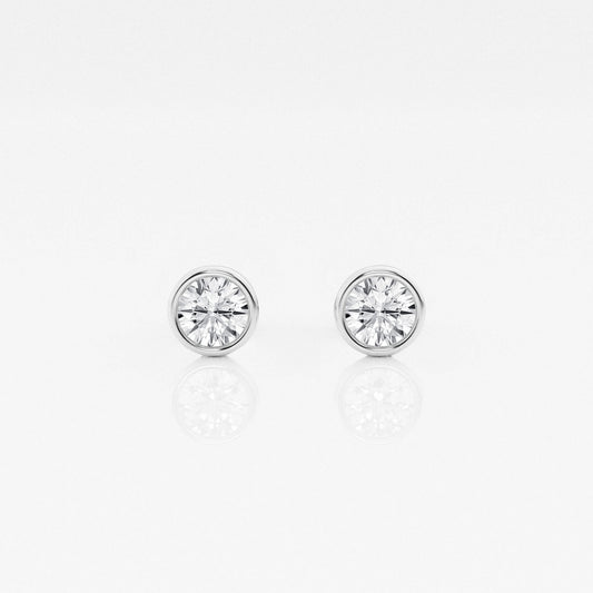 Isabella - Modern Bezel Setting Earrings