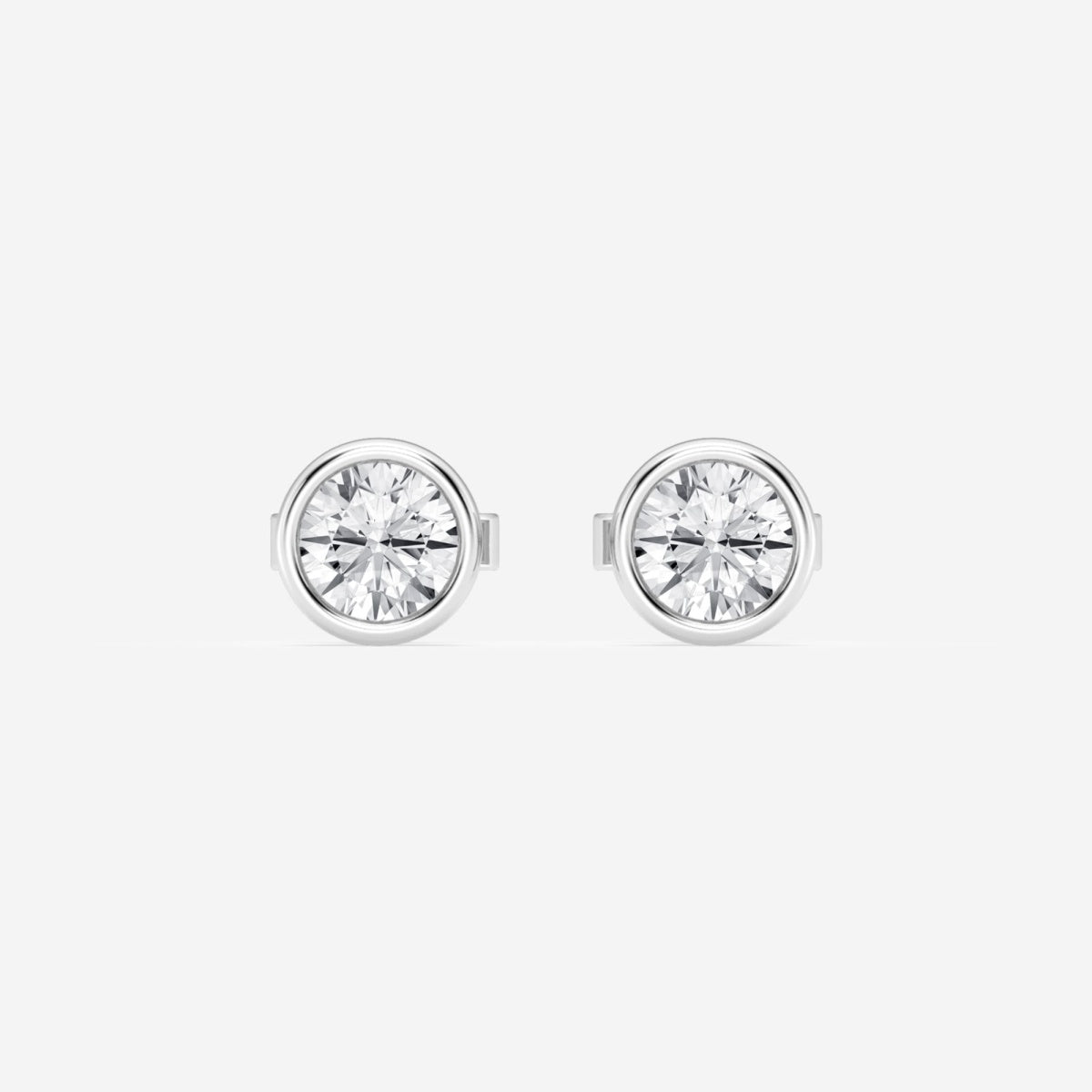 Isabella - Modern Bezel Setting Earrings