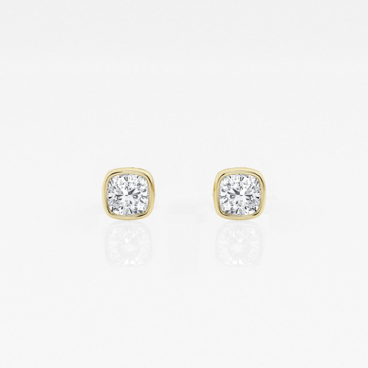 Isabella - Modern Bezel Setting Earrings