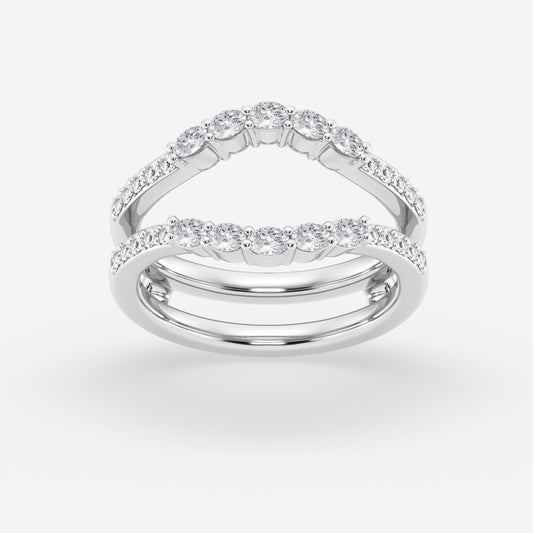 Isla - East-West Enhancer Wedding Ring