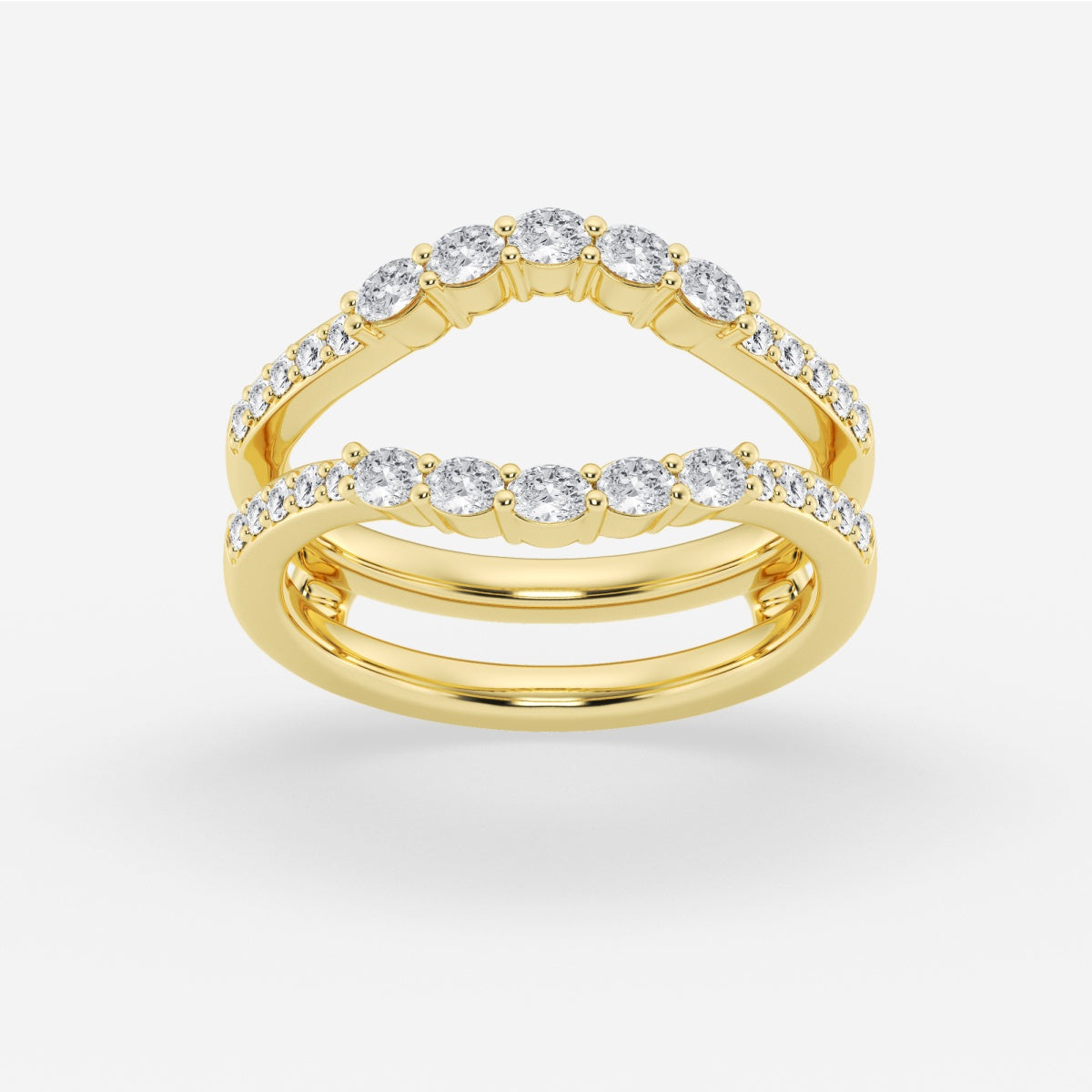 Isla - East-West Enhancer Wedding Ring