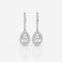 Isla - Graceful Halo Design Earrings