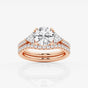 Isla - Three-Stone Bridal Set Engagement Ring