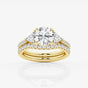 Isla - Three-Stone Bridal Set Engagement Ring