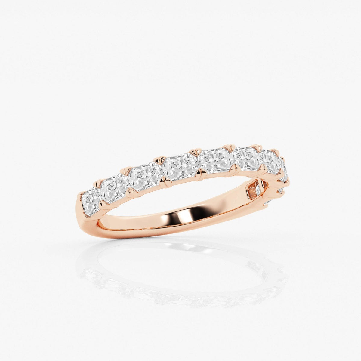 Juliana - Radiant East-West Style Wedding Ring