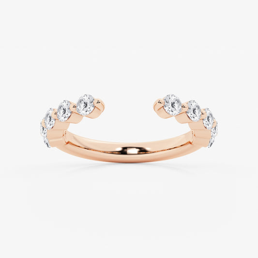 Juliette - Minimalist Floating Design Wedding Ring