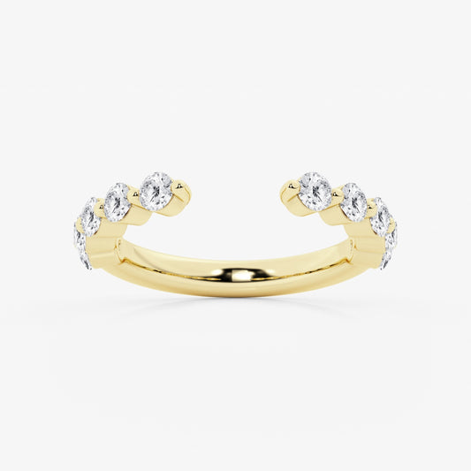 Juliette - Minimalist Floating Design Wedding Ring