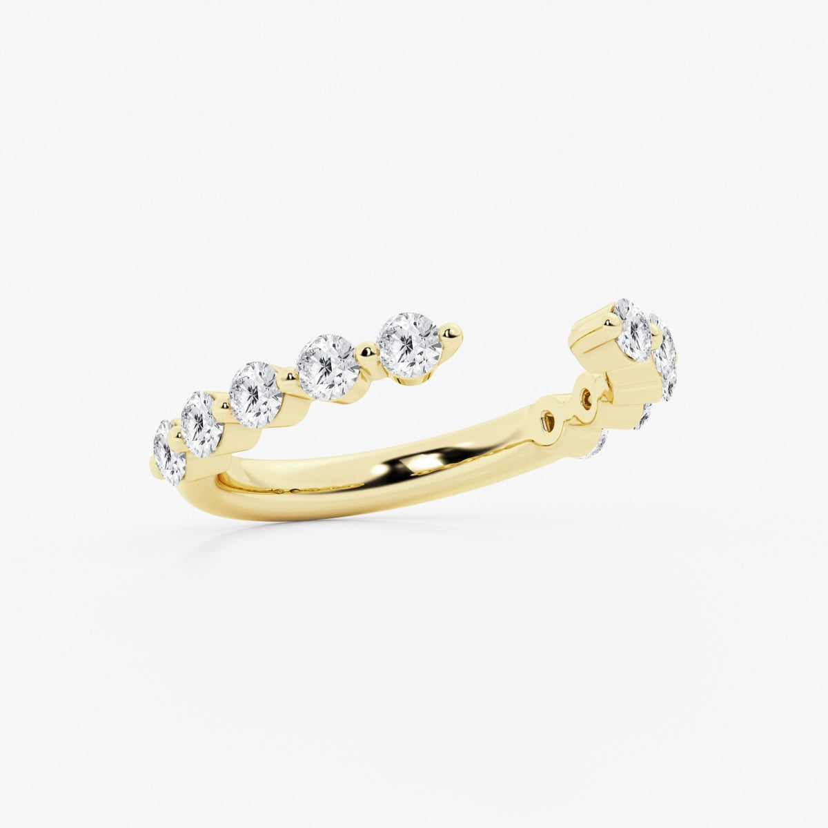 Juliette - Minimalist Floating Design Wedding Ring