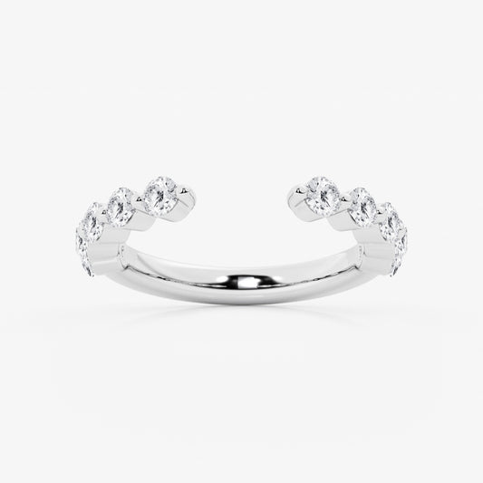 Juliette - Minimalist Floating Design Wedding Ring