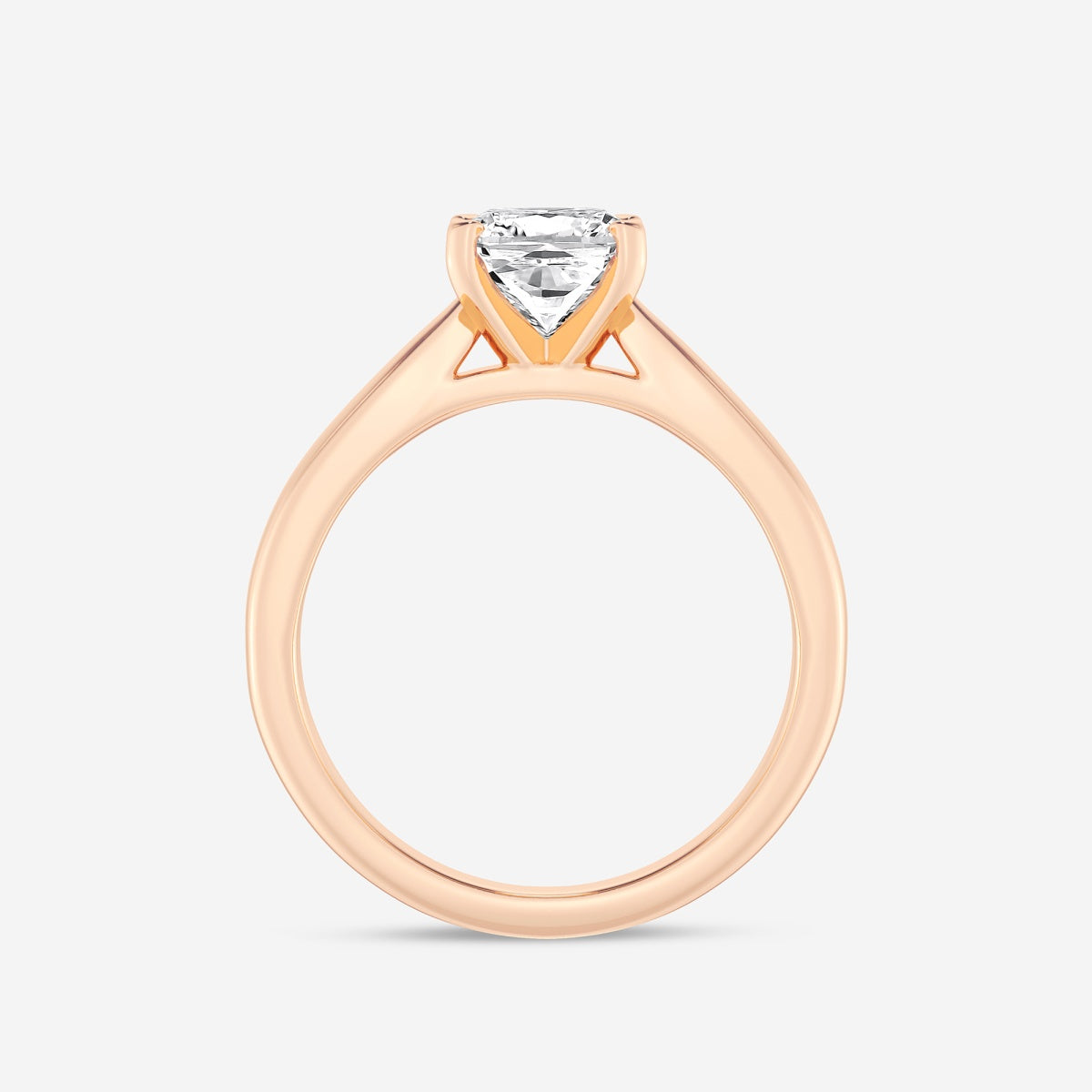 Layla - Cathedral Solitaire Engagement Ring