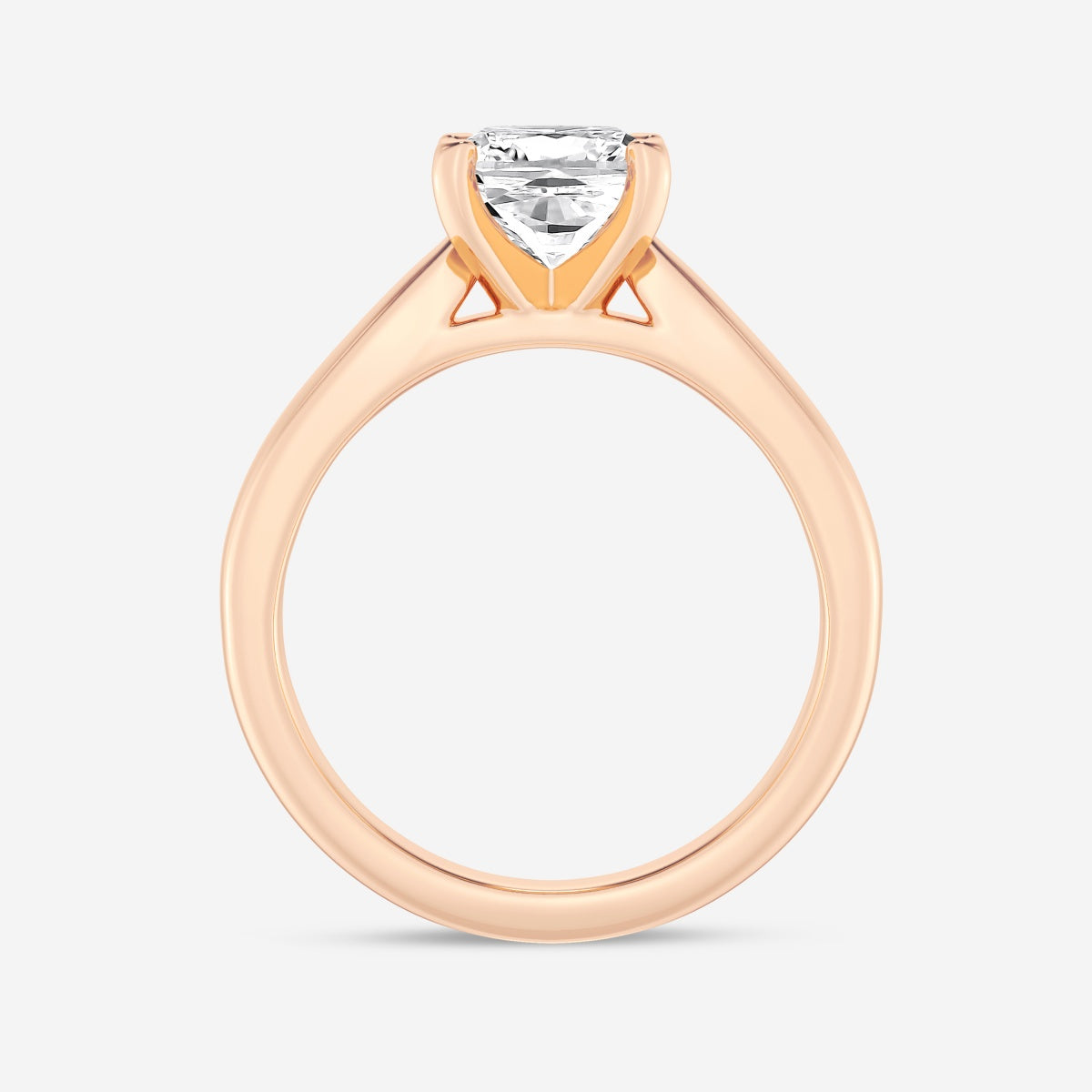 Layla - Cathedral Solitaire Engagement Ring