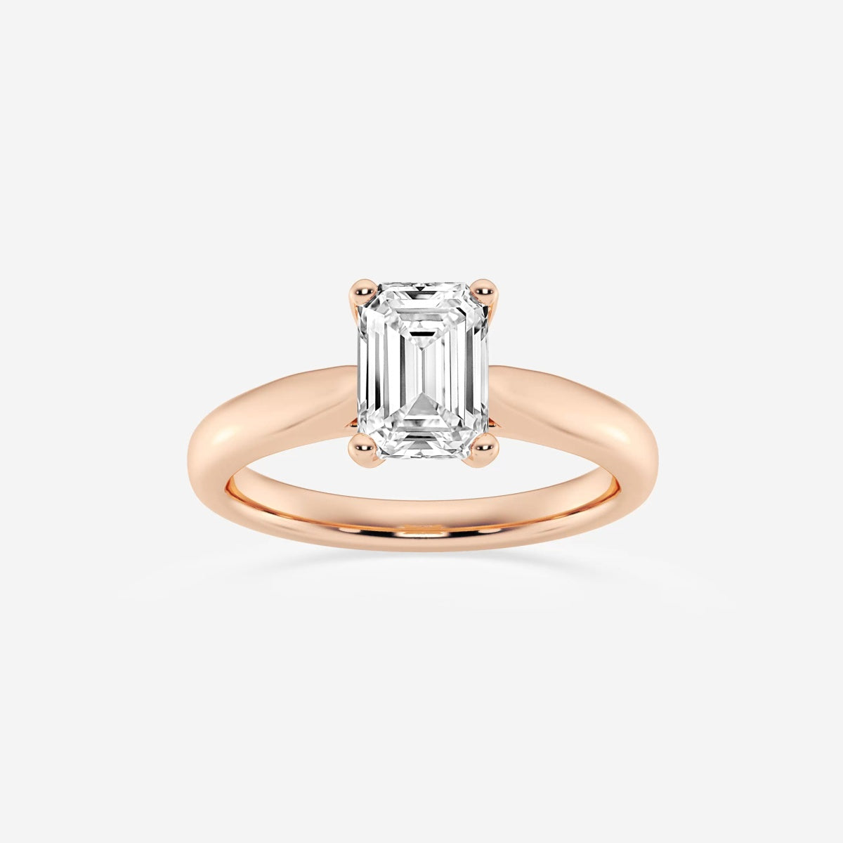 Layla - Cathedral Solitaire Engagement Ring