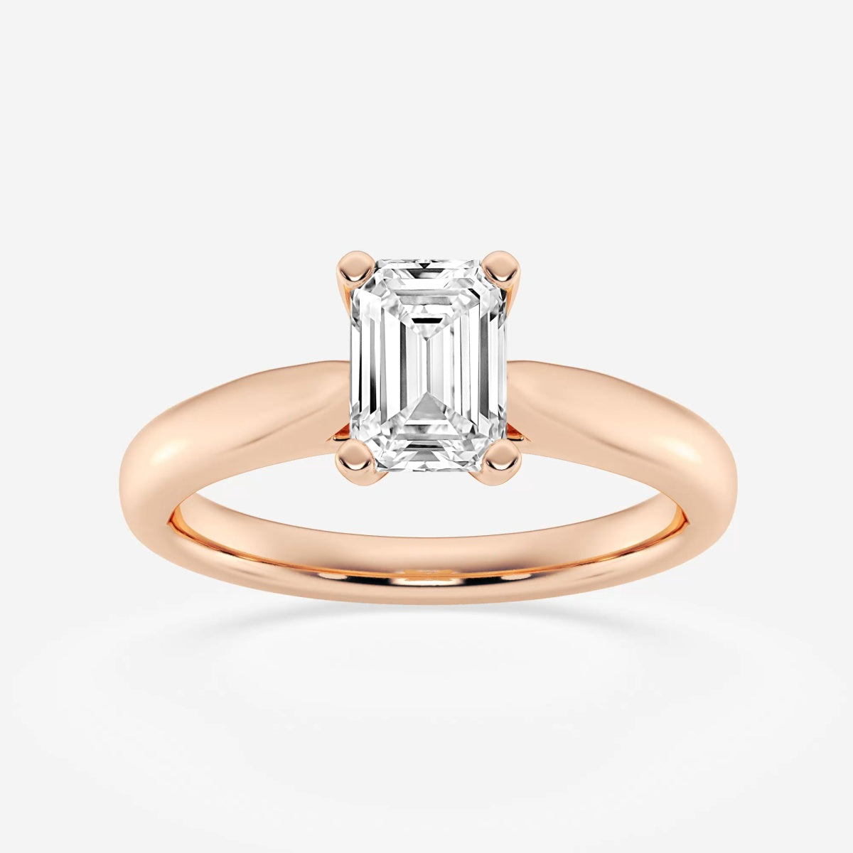 Layla - Cathedral Solitaire Engagement Ring