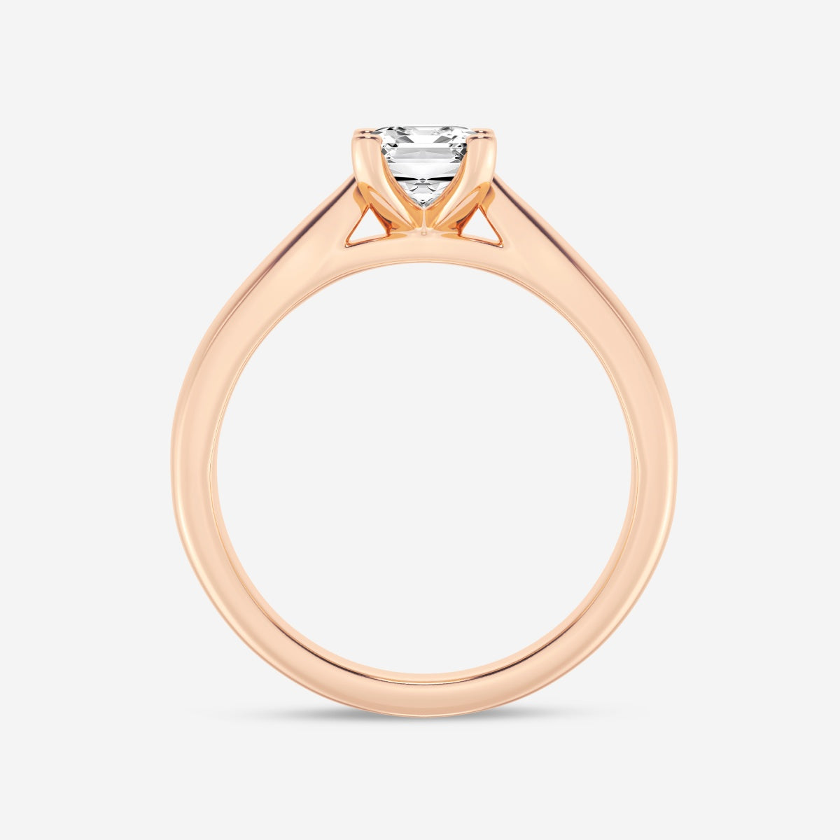 Layla - Cathedral Solitaire Engagement Ring