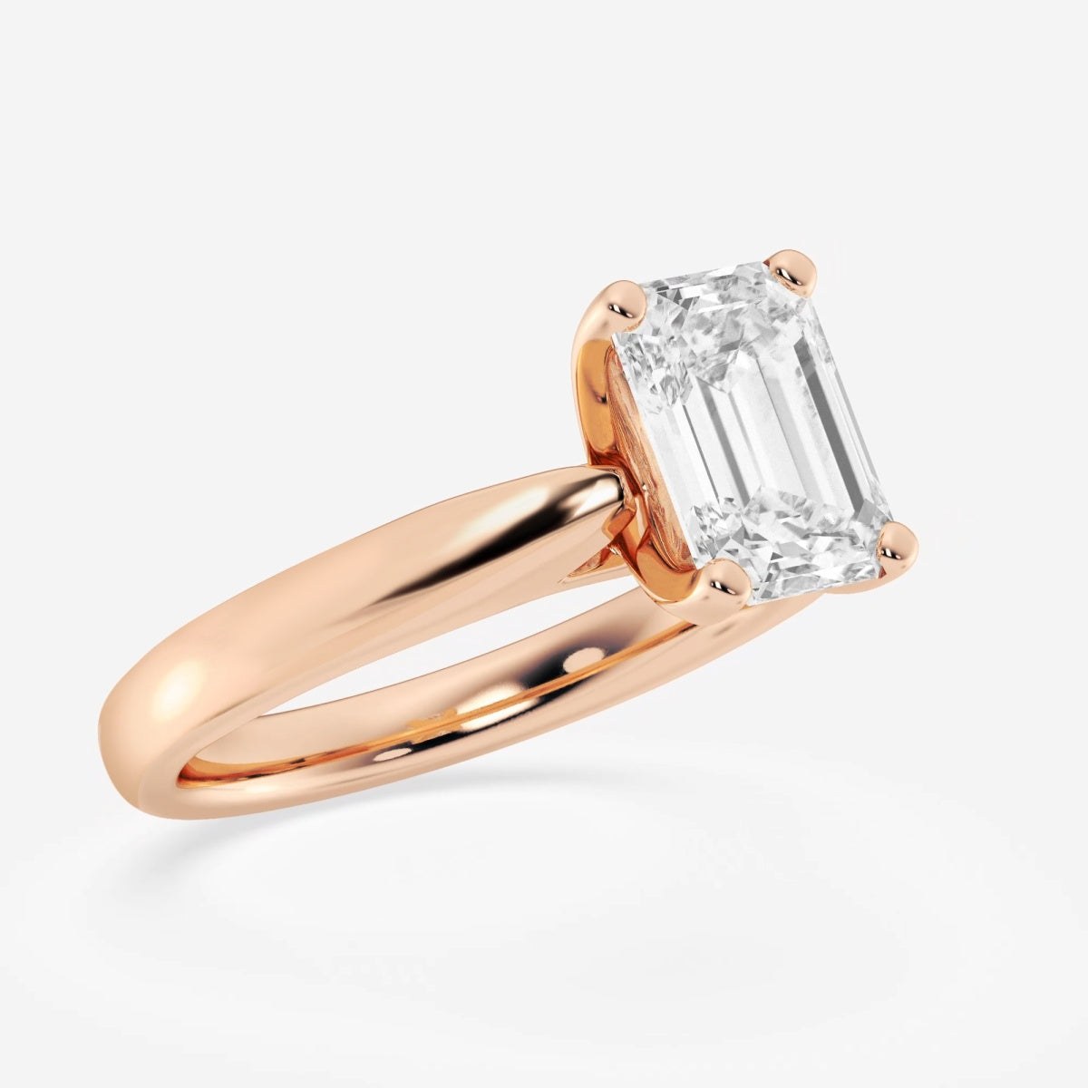 Layla - Cathedral Solitaire Engagement Ring