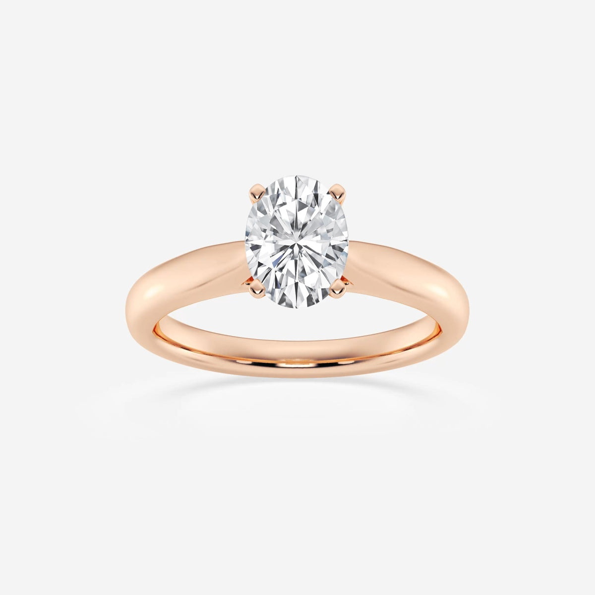 Layla - Cathedral Solitaire Engagement Ring