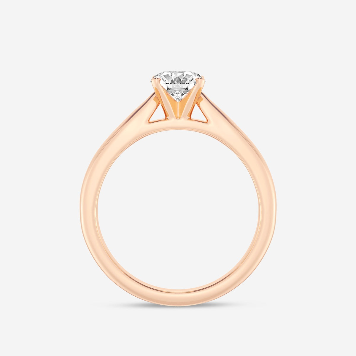 Layla - Cathedral Solitaire Engagement Ring