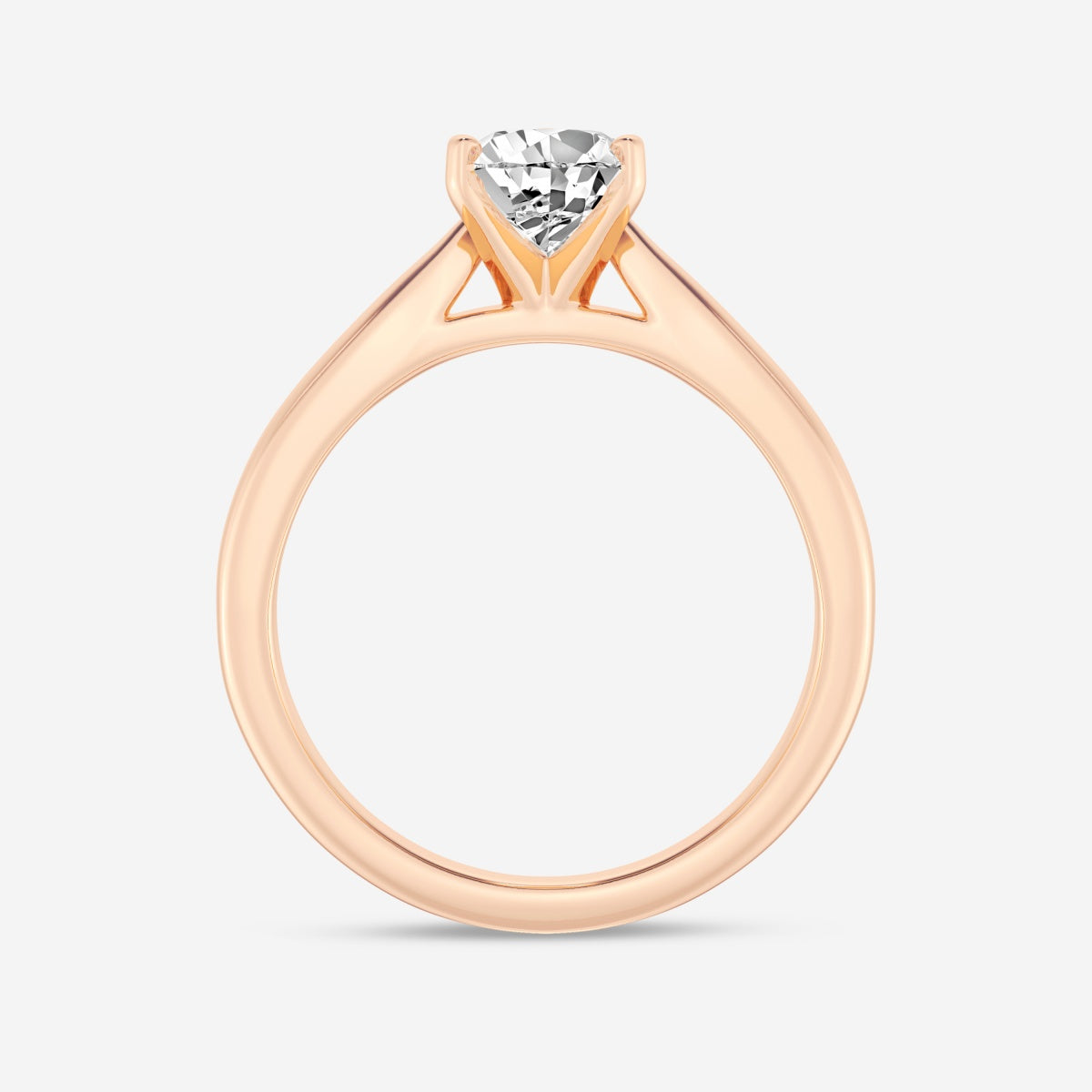 Layla - Cathedral Solitaire Engagement Ring