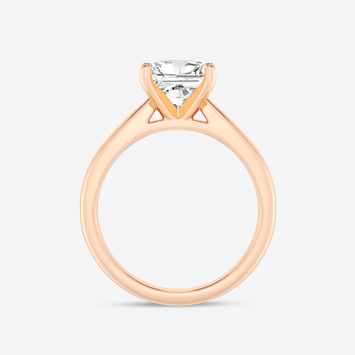 Layla - Cathedral Solitaire Engagement Ring