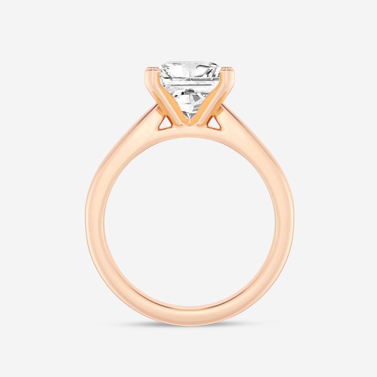 Layla - Cathedral Solitaire Engagement Ring