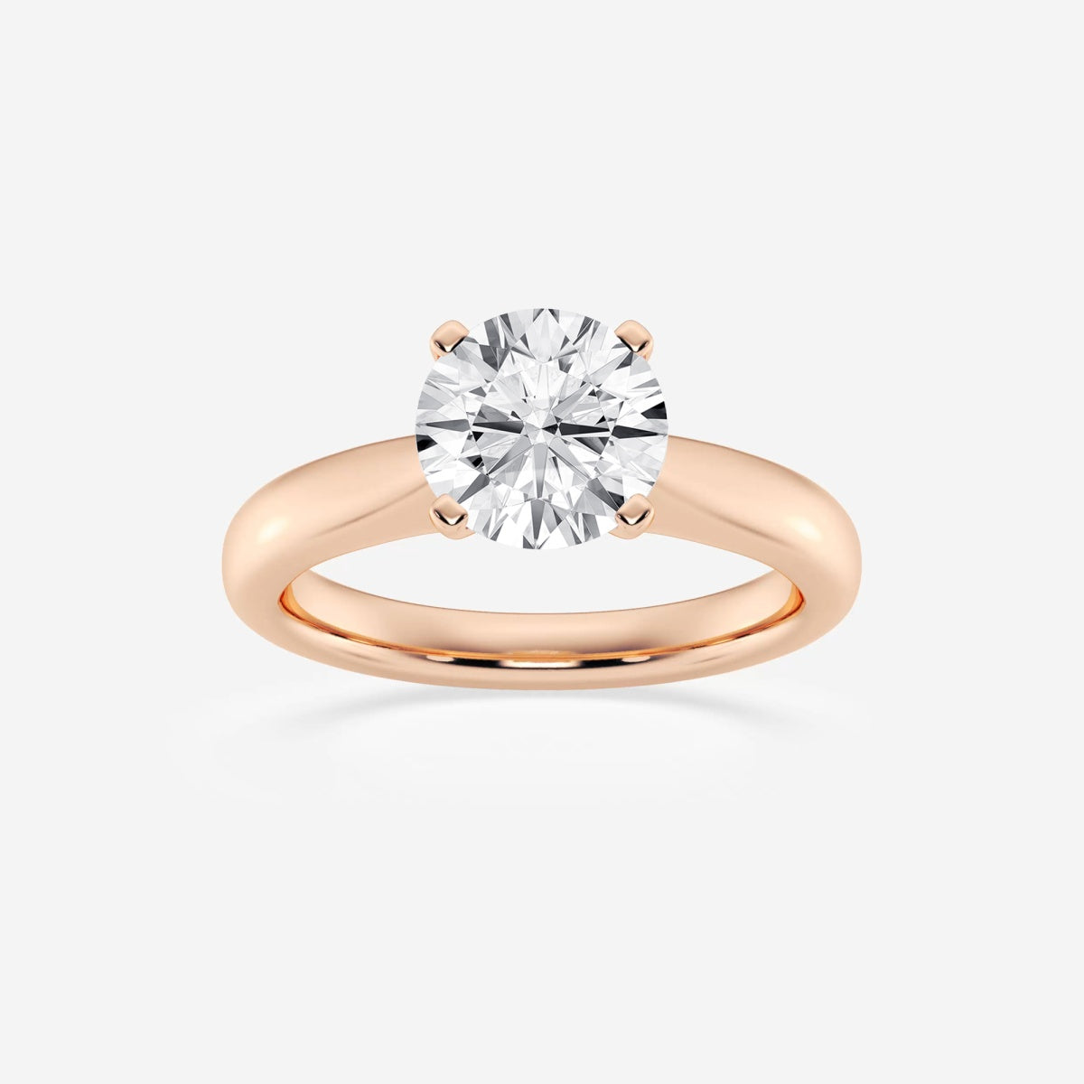 Layla - Cathedral Solitaire Engagement Ring