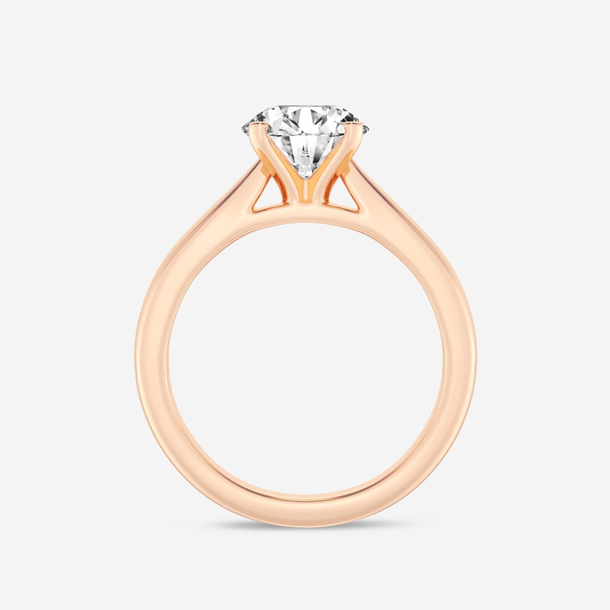 Layla - Cathedral Solitaire Engagement Ring