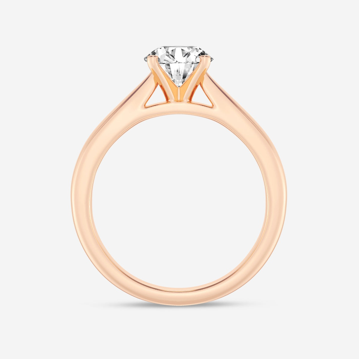 Layla - Cathedral Solitaire Engagement Ring