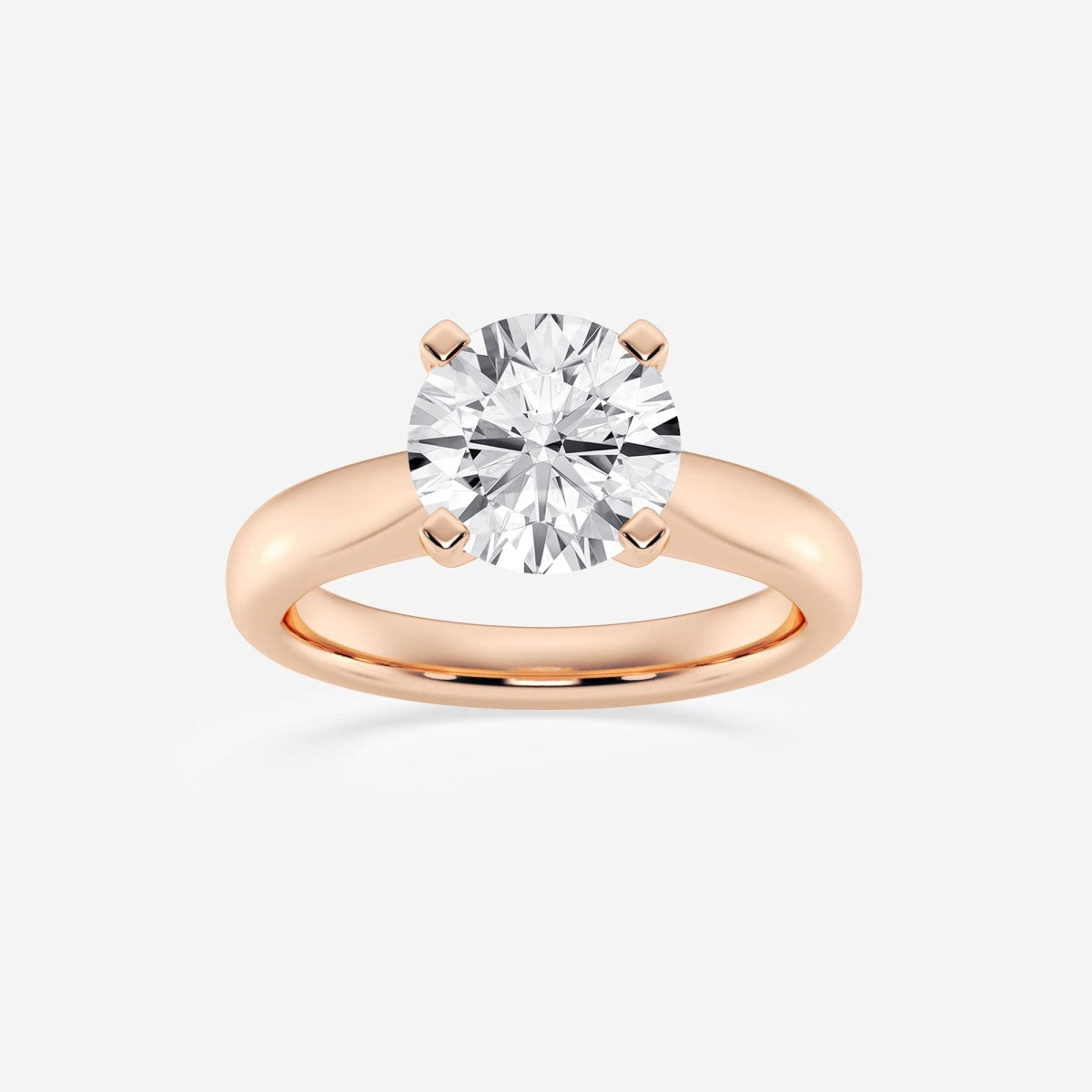 Layla - Cathedral Solitaire Engagement Ring