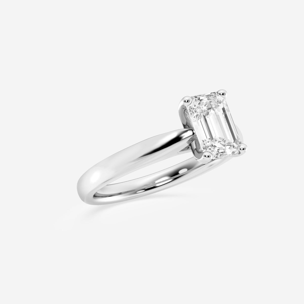 Layla - Cathedral Solitaire Engagement Ring