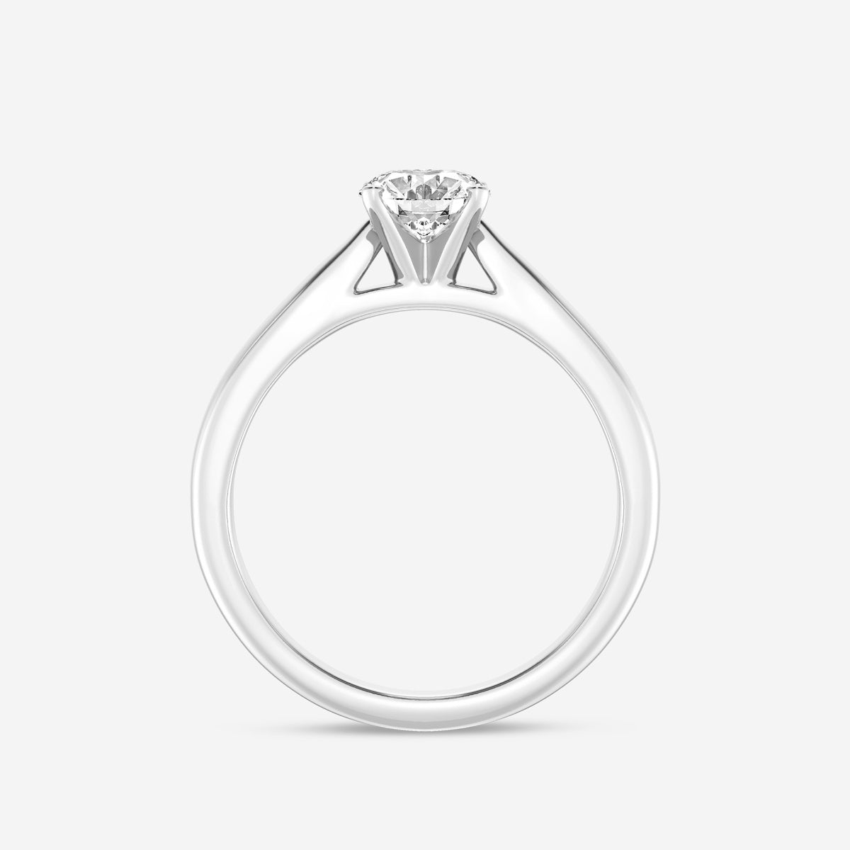 Layla - Cathedral Solitaire Engagement Ring