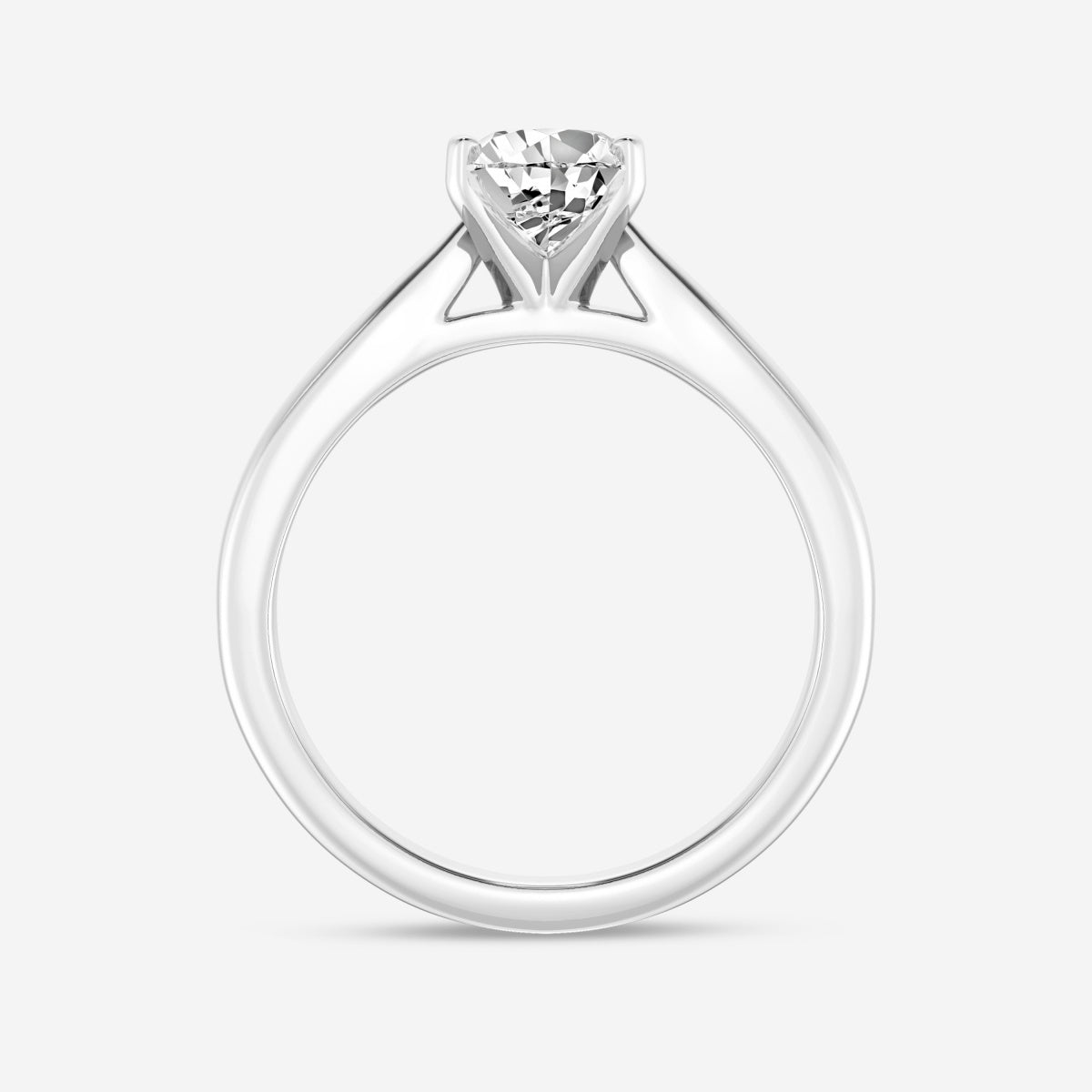 Layla - Cathedral Solitaire Engagement Ring