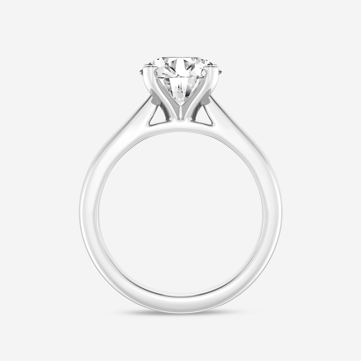 Layla - Cathedral Solitaire Engagement Ring