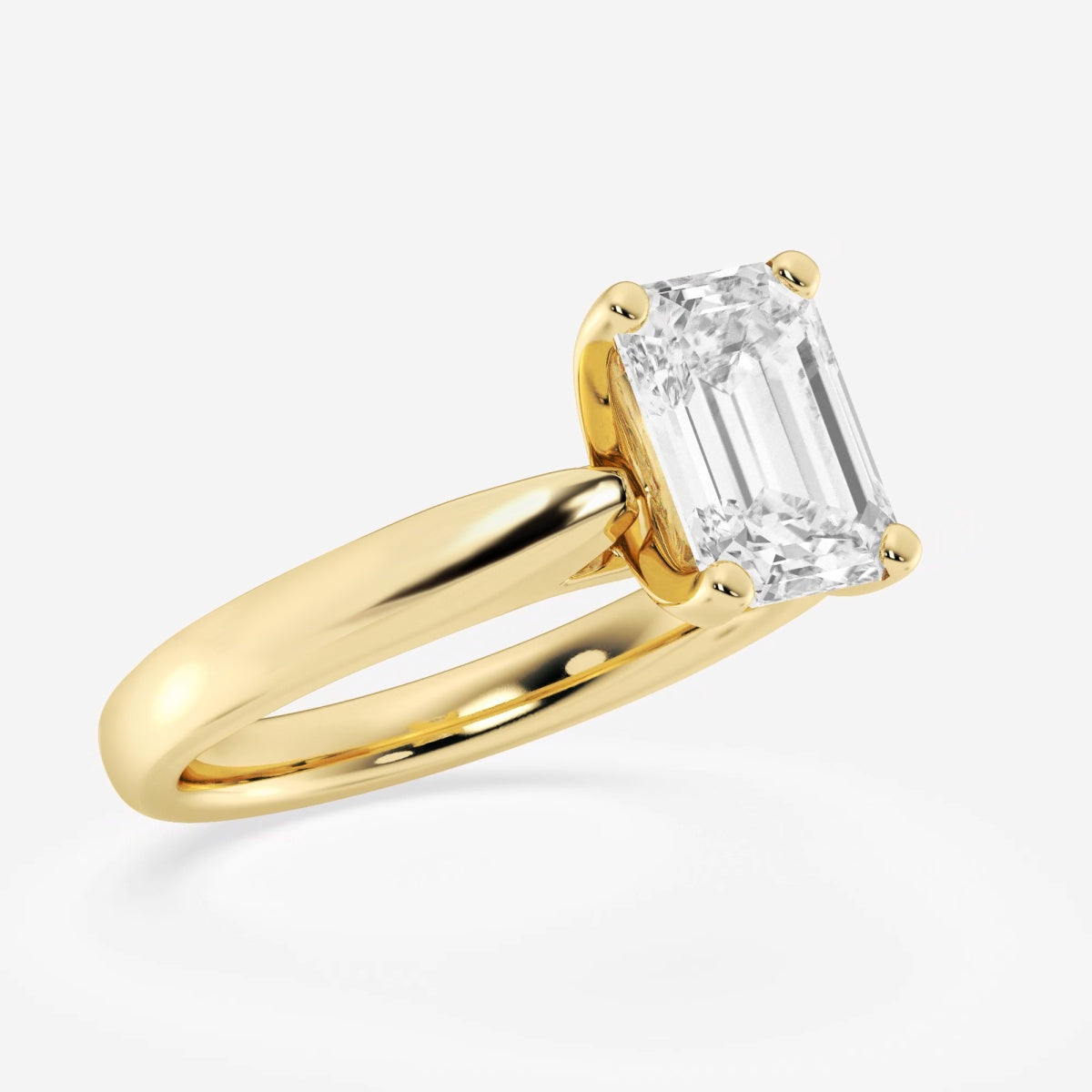 Layla - Cathedral Solitaire Engagement Ring