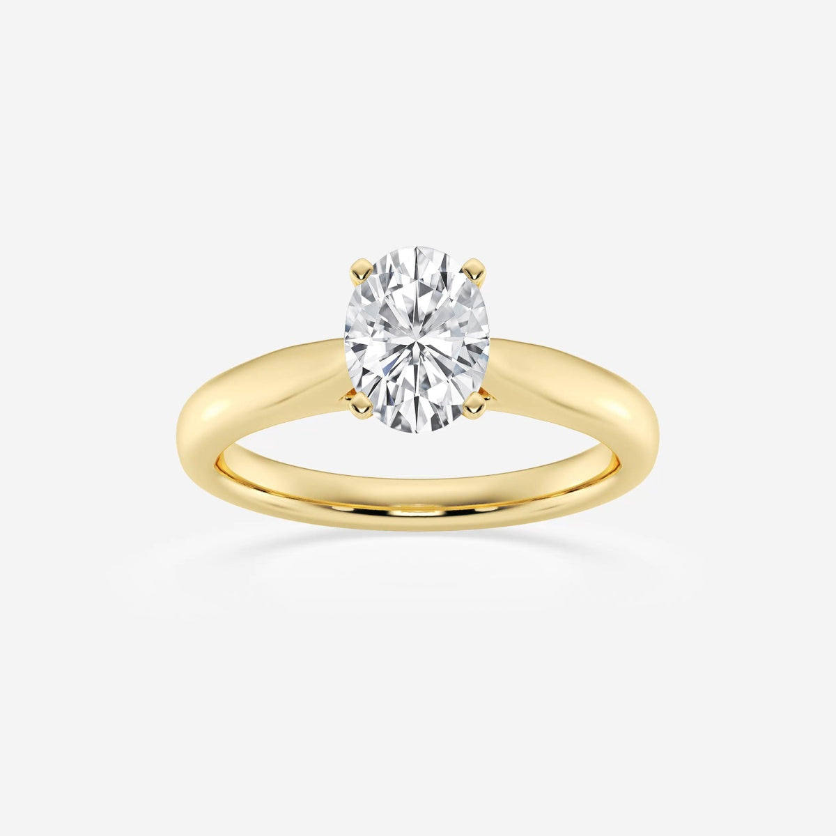 Layla - Cathedral Solitaire Engagement Ring