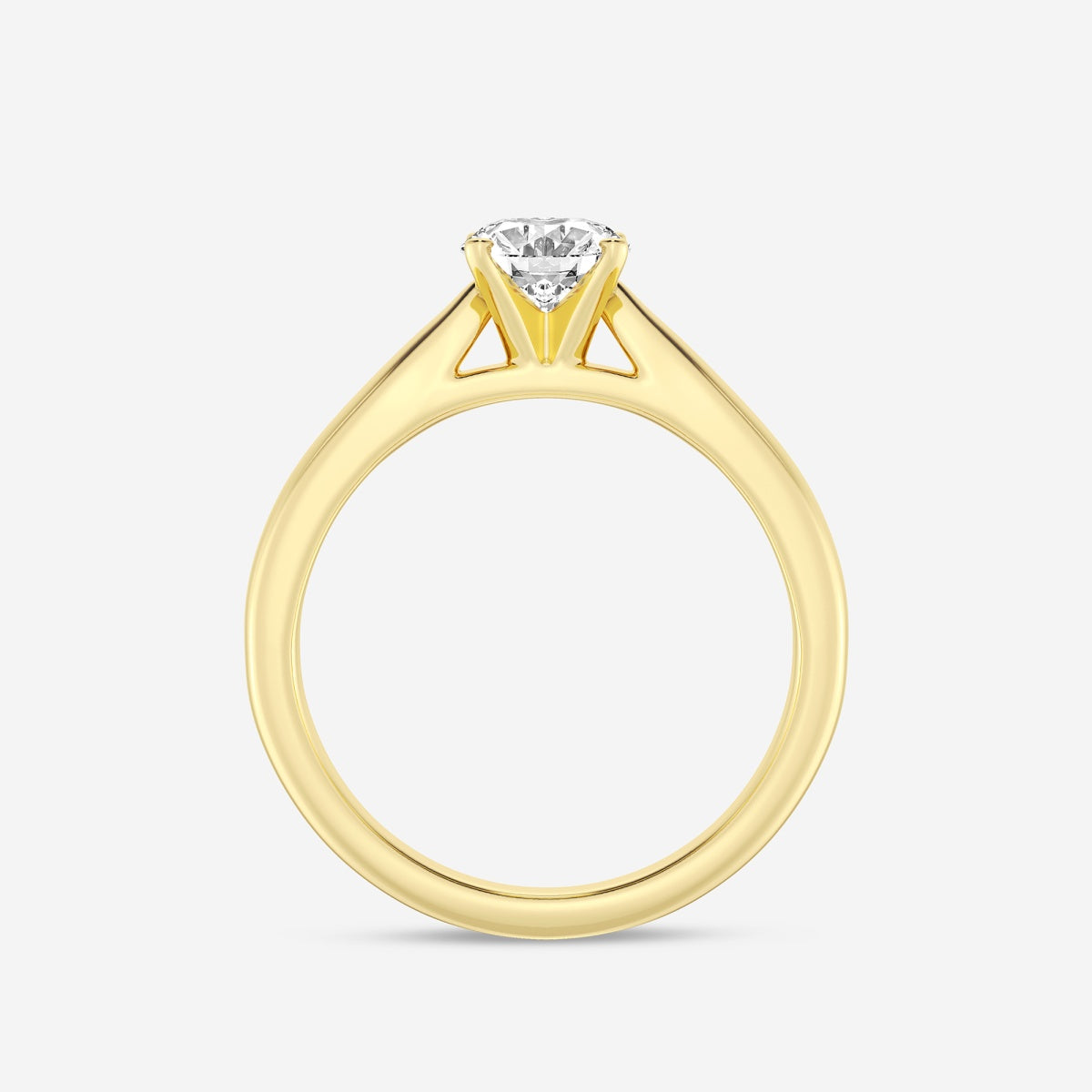 Layla - Cathedral Solitaire Engagement Ring